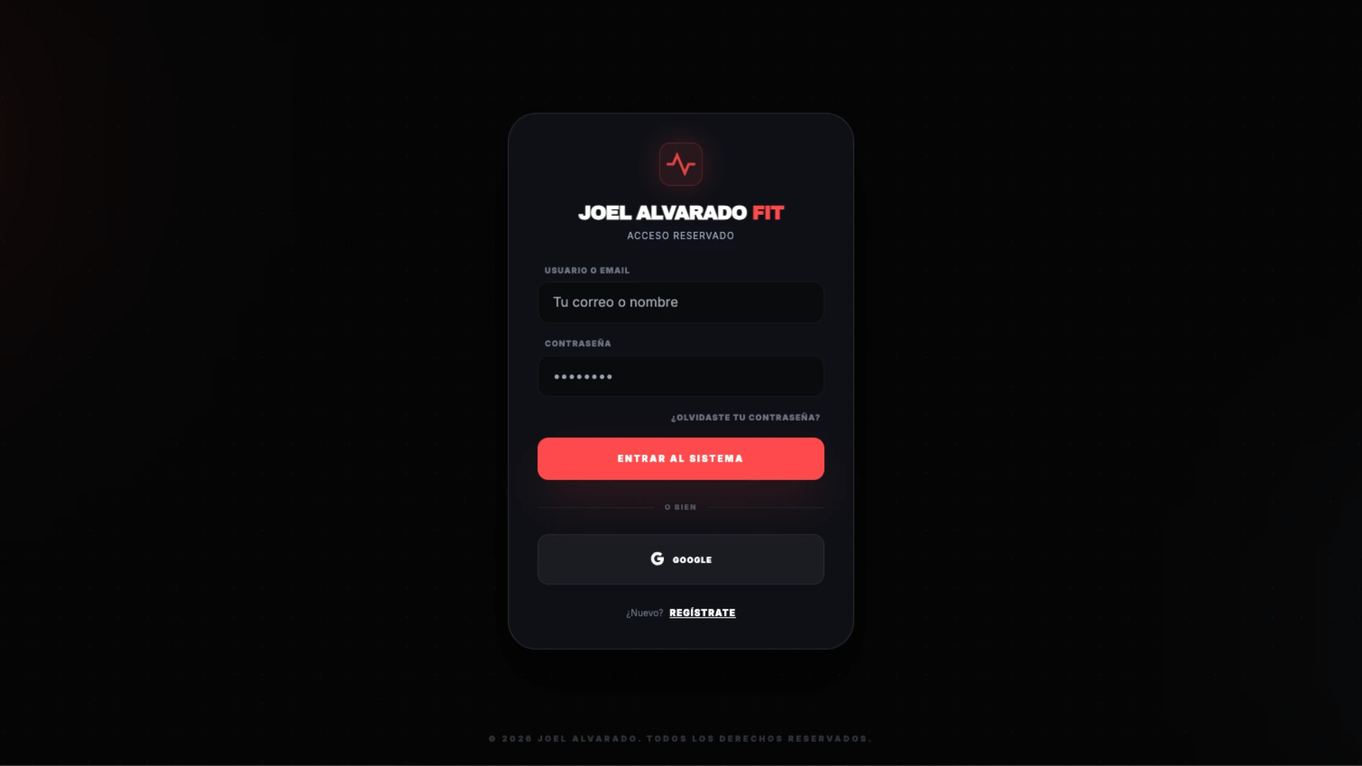 ACCESO RESERVADO Desktop
